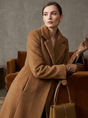 D'deMOO Park Choonmoo 39% Alpaca 61% Wool NYFW Runway ed Avant-Garde Coat XS/S
